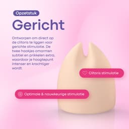 Pure Pleasure® Vibrator voor Vrouwen – Magic Wand Vibrator met 3 Opzetstukken – Seksspeeltjes voor Vrouwen & Koppels – G-spot & Clitoris Stimulator – Oplaadbaar – Fluisterstil – Siliconen – Roze — thumbnail 10