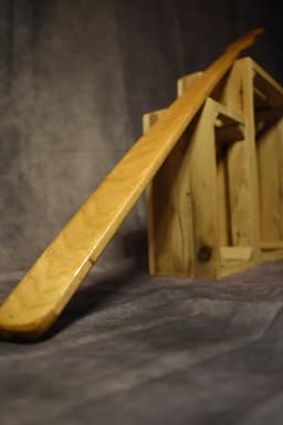 Spanking lat - 'Spatula' naturel - BDSM - Sex speeltjes - Erotiek - Sex Toys - SM spanking - Dominantie Sexspeeltjes voor Koppels - BDSM Sex Toys Vrouwen en Mannen — thumbnail 6