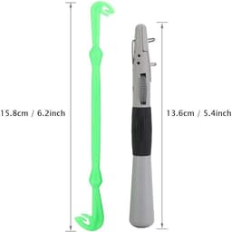 Snelle Vislijn Knoop Bind Tool – Handmatige Dubbele Haak & Lijn Tie Assistent — thumbnail 2