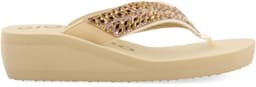 Dames sleehak teenslipper met kristallen decoratie — thumbnail 7