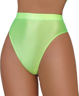 Glanzende Naadloze String voor Dames - Hoge Taille en Onzichtbaar Onder Kleding — thumbnail 1
