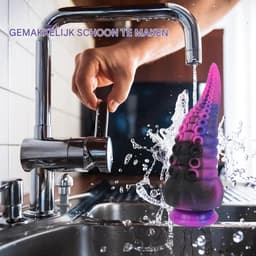 Ynkkvre - Monster Siliconen Dildo - Grote Anale Glow-in-the-Dark Tentakel Dildo - Realistische Tentakelvorm met Roze Droomwereld Glow-in-the-Dark Effect voor Intense Stimulatie - 1 Stuk - Voor Vrouwen in Transparant Roze Droomwereld Gloeiend Design — thumbnail 4