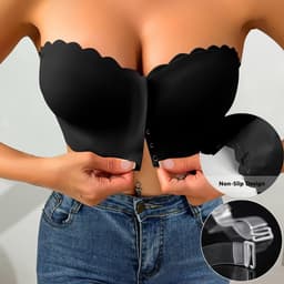 Verborgen Push-up Beha zonder Bandjes voor Dames - Naadloos en Sexy — thumbnail 4