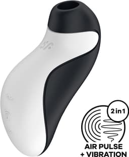 Satisfyer, vibrator, drukgolfvibrator, 'Orca', 11,5 cm, 2 apart regelbare motoren, waterdicht (IPX7), ergonomisch design — thumbnail 13