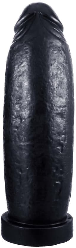 Extreem Grote Zwarte Dildo De Giant- Gigantische Dikke Zwarte Dildo - Grote Dildo 30 Cm Lang - Doorsnede 9.1 cm — thumbnail 4