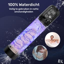 Toys Hub® Automatische Penispomp MAX met 6 Penisringen & Ebook - Elektrisch - USB Oplaadbaar - LED Scherm - Sex Toys voor Mannen - Penis Vergroter – 20 CM — thumbnail 7