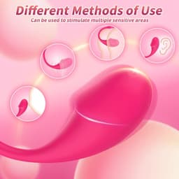Lzwintrading Vibrators voor Vrouwen met App Control - Sex Toys voor Vrouwen Koppels - G Spot Bullet Vibrator met 10 Vibratie Standen- Clitoris Stimulator - Dildo Vibrator Realistisch - Seksspeeltjes - Erotiek - Vibrerend Ei - Anale Speeltjes — thumbnail 7