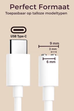 Magnetische Oplaadkabel - USB-C naar Magnetische oplader - 6mm - Vibrator Oplader (Niet geschikt voor Satisfyer) - 80cm - Wit — thumbnail 2