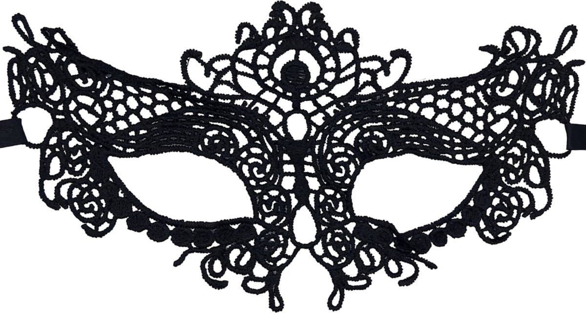 New Age Devi - Oogmasker-zwart-kant — afbeelding 1