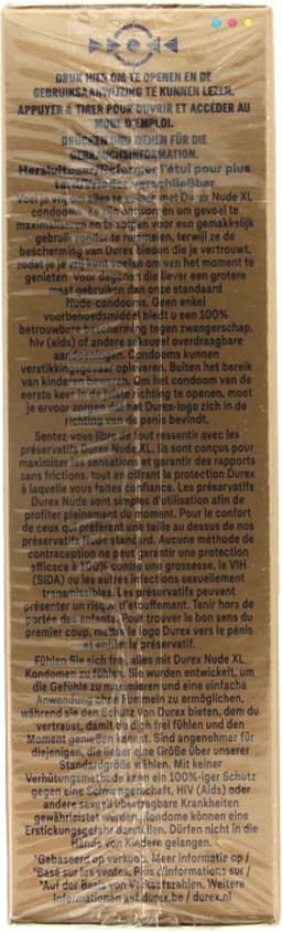 Durex - Condooms Nude XL 10 st - Huid op Huid gevoel - Ultra Dun — thumbnail 8