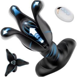 Prostaat massage anale vibrator - Thrusting en klapperend - Buttplug — thumbnail 1