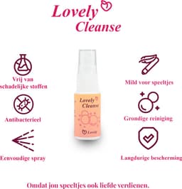 Lovely Pocket-Lovely Lube - Lovely Cleanse Pocket pussy-Glijmiddel-AloeVera-Seksspeeltje-Natuurlijk-Schoonmaakproduct-Verzorging-Antibacterieel — thumbnail 2