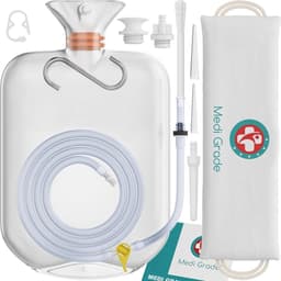 QPFO® Detox Enema Set Voor Thuisgebruik - Professionele Darmreinigingsset - Herbruikbaar Met Accessoires — thumbnail 1