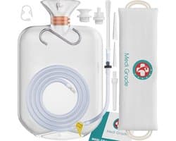 QPFO® Detox Enema Set Voor Thuisgebruik - Professionele Darmreinigingsset - Herbruikbaar Met Accessoires