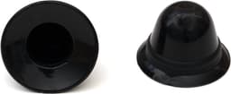665 Leather - Tepelzuigers - Siliconen - Super Silicone Nipple Suckers Regular - Zwart — thumbnail 2