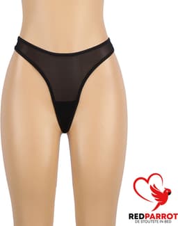 Hoge Taille Slip Met Jarretels - 6 Clips - Afslankend - Polyester - Zwart — thumbnail 4