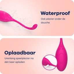 MyFantasy Vibrerend Ei met Afstandsbediening – Vibrators voor Vrouwen – Remote Clitoris Stimulator - Seksspeeltjes voor Koppel - Sex Toys voor Koppels - Kamasutra Eitjes - Vibrator Tril Ei - Sex Ei Roze — thumbnail 3