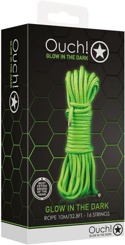 Shots - Ouch! Touw - 10 m neon green — thumbnail 5
