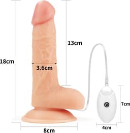 LOVETOY Strap-on With Vibrating Dildo And Remote Control 7.0 — thumbnail 10