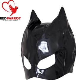 Latex wetlook BDSM masker - Kat - Rollenspel — thumbnail 1
