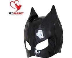 Latex wetlook BDSM masker - Kat - Rollenspel