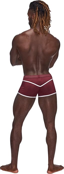 Male Power Mini Short - L burgundy Medium — thumbnail 3