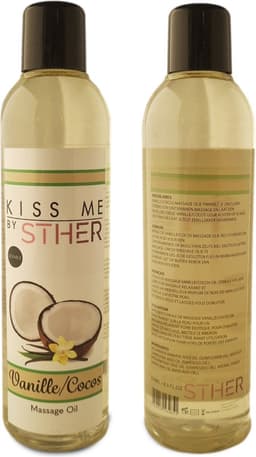 Sther Premium Massage olie en Glijmiddel 2-in-1 – Ontspannende Massageolie Erotisch – Cocos & Vanille – 250 ml – Nederlandse Productie — thumbnail 5