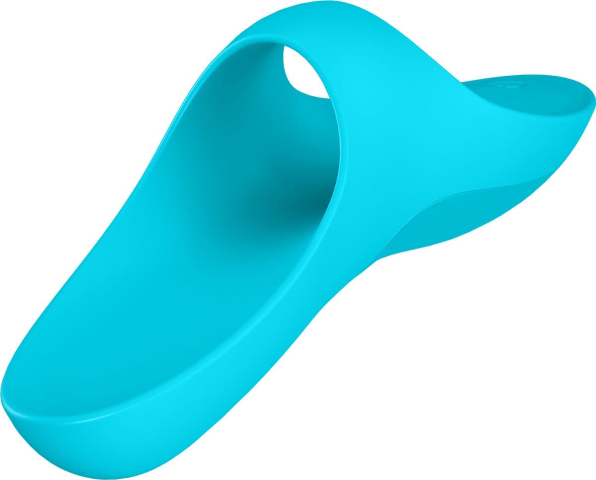Satisfyer, vibrator, vingervibrator, 'Teaser', met batterij, medische siliconen, 12 cm — afbeelding 1