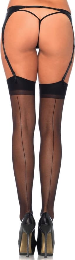 Sheer backseam stockings + — thumbnail 6