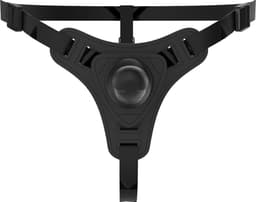 TipsToys® Strap On Voorbind Dildo – Verstelbaar Harnas met Dildo – Strap On Seksspeeltje voor Vrouwen & Koppels – Zwart — thumbnail 4