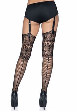 Fishnet backseam stockings — thumbnail 7
