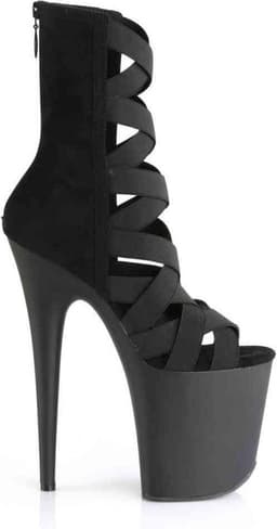 Pleaser - FLAMINGO-800-24 Plateau Laarzen, Paaldans schoenen - Paaldans schoenen - 40 Shoes - Zwart — thumbnail 6