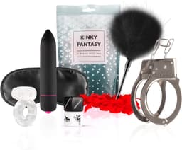 Loveboxxx - Kinky Fantasy - 7 Delige Cadeauset - Geschenkset Mannen, Vrouwen en Koppels - Cadeau Man, Vrouw en Koppels - Giftset Man, Vrouw en Koppels - Erotisch - Zwart — thumbnail 4