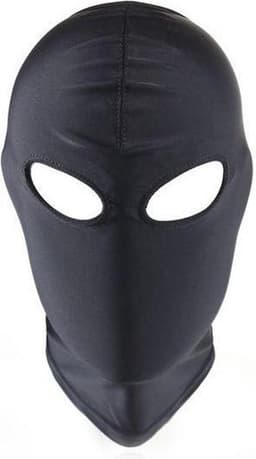 Kiotos - Zwarte BDSM Hood - Spandex Met Oogopeningen — thumbnail 3