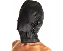 Rimba - Leren Masker Met afneembare gag En oogdelen