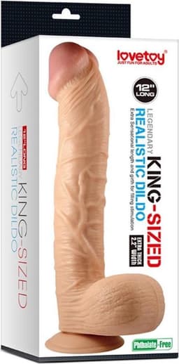 Lovetoy Realistische King Size Dildo 25,5 cm — thumbnail 7