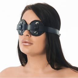 Rimba - Blinddoek - Leren Masker Met Bont Aan Binnenzijde — thumbnail 1