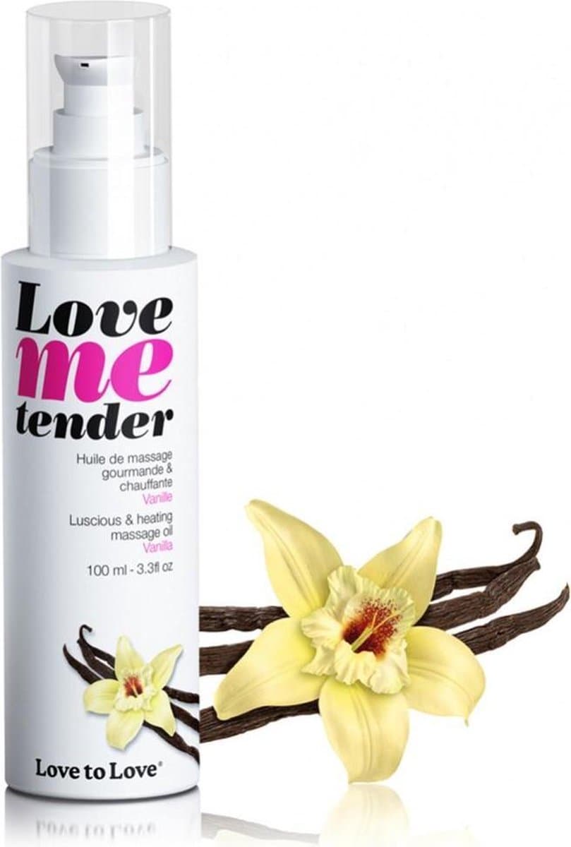 Love me Tender - Verwarmende Massageolie - Vanille — afbeelding 1