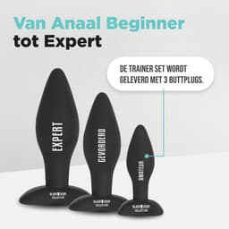Blackdoor Collection – Anale Training Buttplug Set – 3-delig – Fluweelzachte Siliconen Set voor Koppels, Beginners & Gevorderden — thumbnail 8