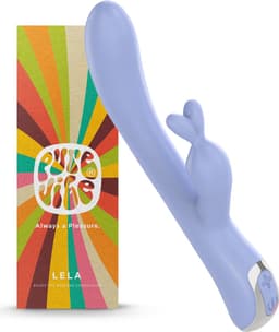 PureVibe® LELA Tarzan Rabbit Vibrator Clitoris & G-spot Stimulator - Bunny - Fluisterstil & Discreet - Licht paars - Dildo - Erotiek Sex Toys - Ook voor Koppels — thumbnail 1