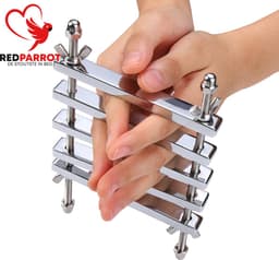 RVS Handboeien deluxe - Verstelbaar - BDSM - One size — thumbnail 1