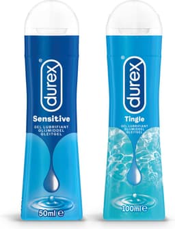 Durex - 150ml Glijmiddel - Play Sensitive 1x50ml - Play Tingle 1x100ml - Voordeelverpakking — thumbnail 1