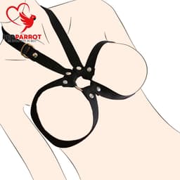 Borsten bondage - BDSM - Tieten - Borsten binders - Verstelbaar — thumbnail 1