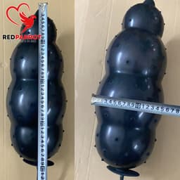 Opblaasbare Buttplug XXL - Black Pro - Anaalplug - Mega - Siliconen — thumbnail 2