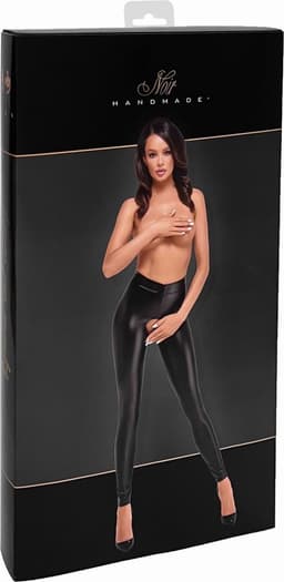 Taboo Wetlook Leggings with open Crotch & Bum - Maat S | BDSM | Noir Handmade — thumbnail 6