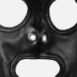 Mask met Blonde Ponytail - Zwart — thumbnail 4