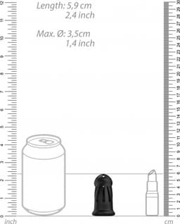 Model 27 - Ultra Soft Silicone Chastity Cage - Black — thumbnail 7