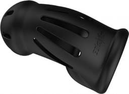 Model 27 - Ultra Soft Silicone Chastity Cage - Black — thumbnail 9