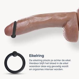 Dailyplay Siliconen Cockring - Set van 8 – Penisring voor Mannen en Koppels – Seks Toys – Seksspeeltjes – Verstelbaar - Eikelring — thumbnail 5