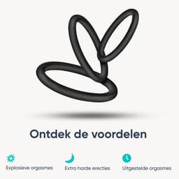 Dailyplay Siliconen Cockring - Set van 8 – Penisring voor Mannen en Koppels – Seks Toys – Seksspeeltjes – Verstelbaar - Eikelring — thumbnail 2